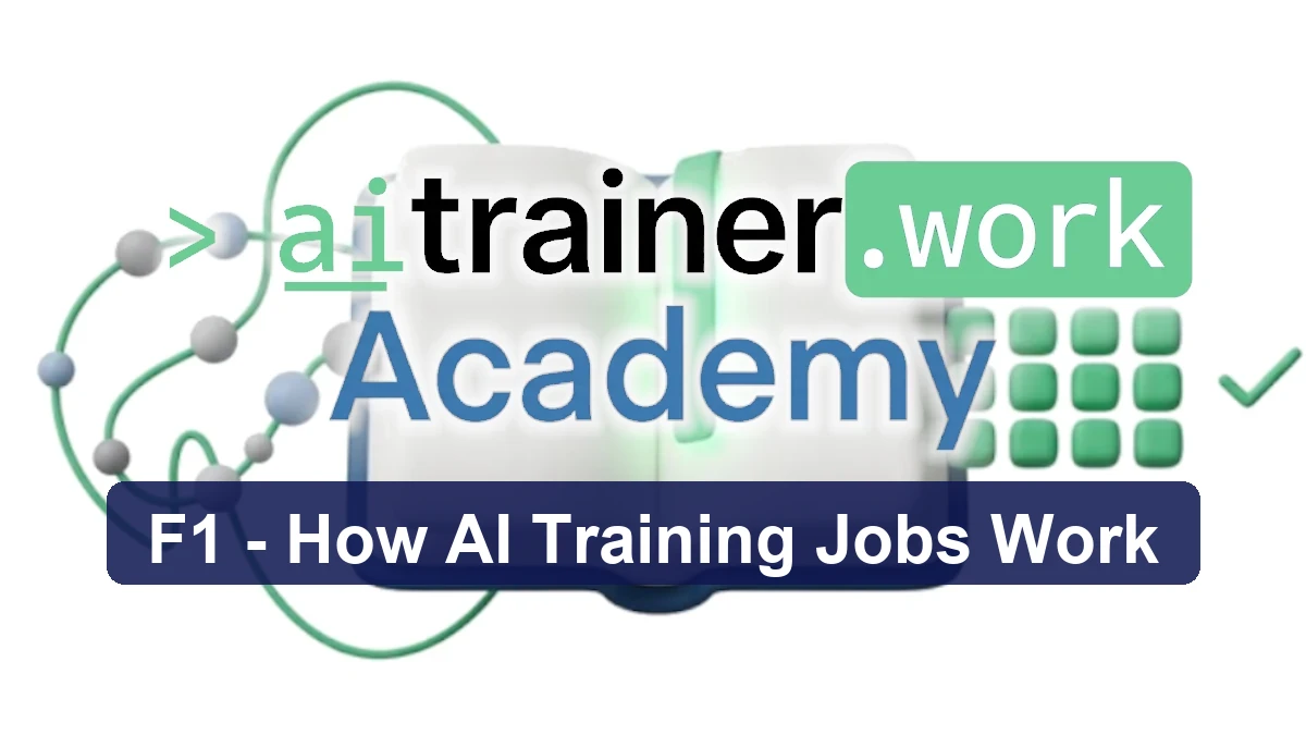 F1: How AI Training Jobs Work