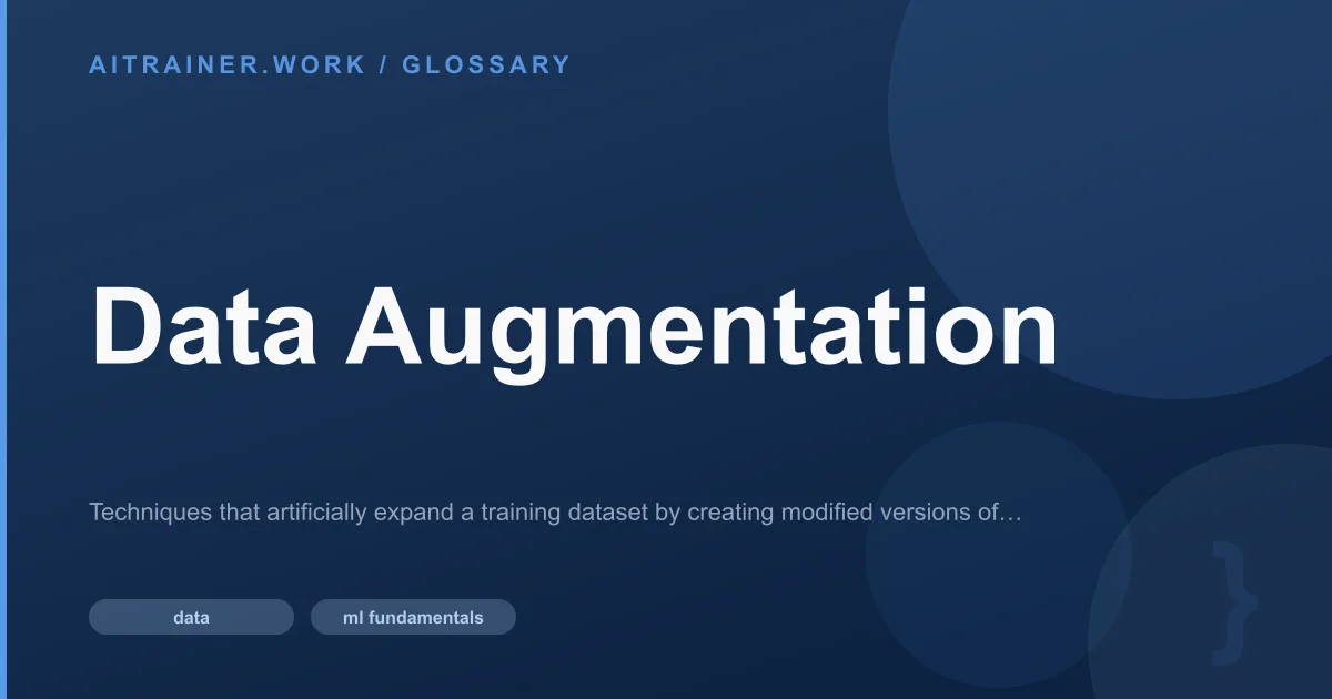 Data Augmentation definition