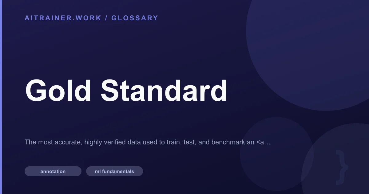 Gold Standard definition