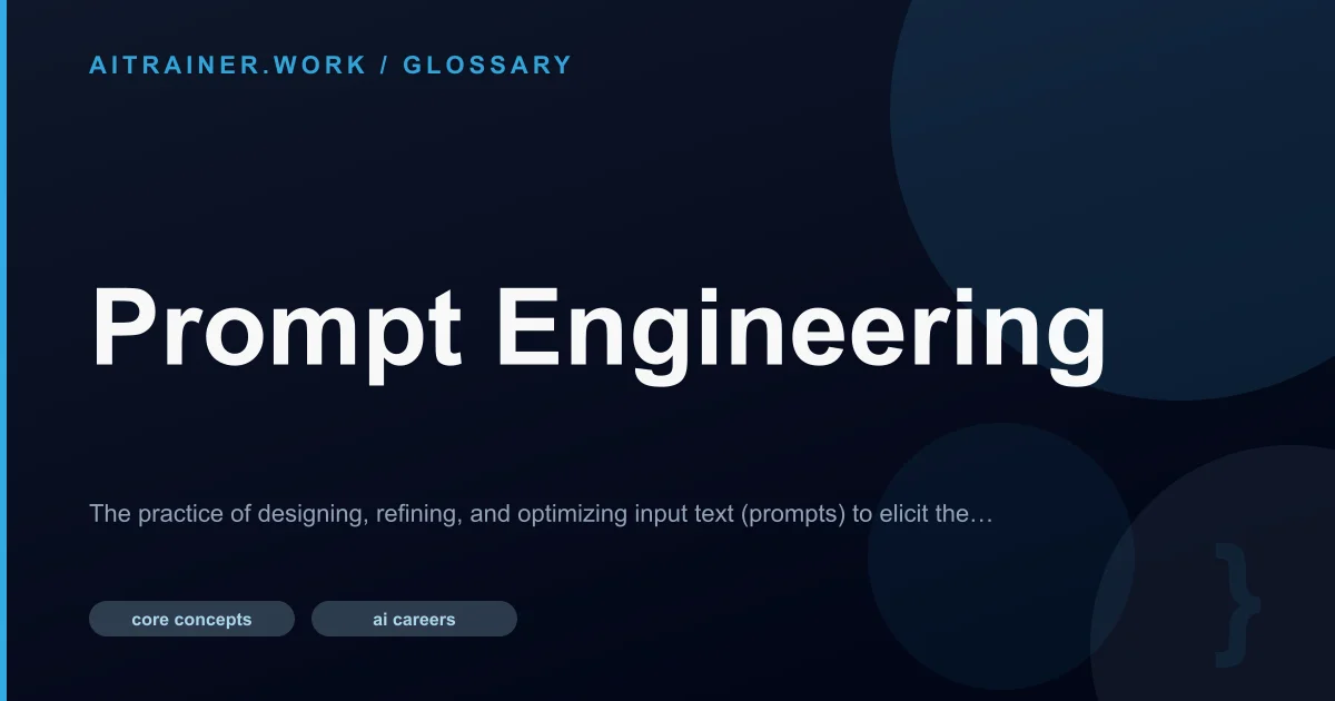 Prompt Engineering definition