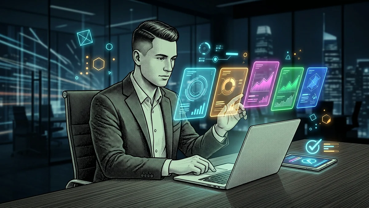 A person at a laptop reviewing a list of expert rater job listings across several AI training platforms