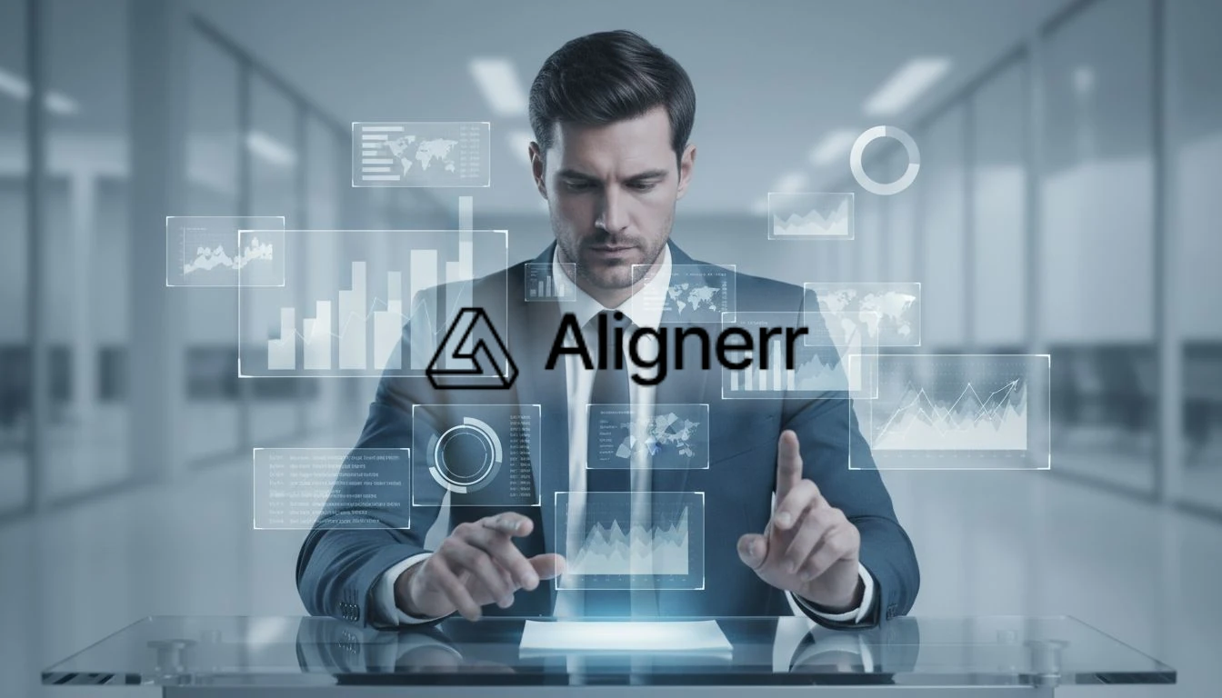 The Alignerr onboarding flowchart showing the Zara video interview step