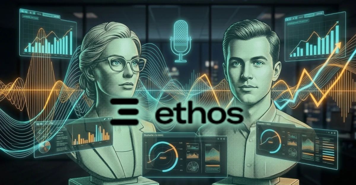 Professional preparing for the Ethos AI voice interview call on AskEthos