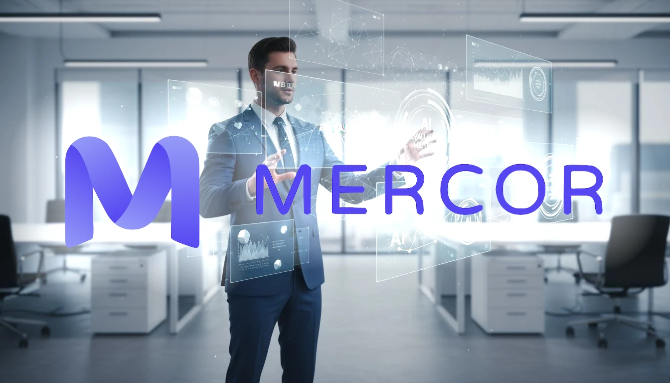 A candidate sharing their screen during a Mercor Tool Presentation interview