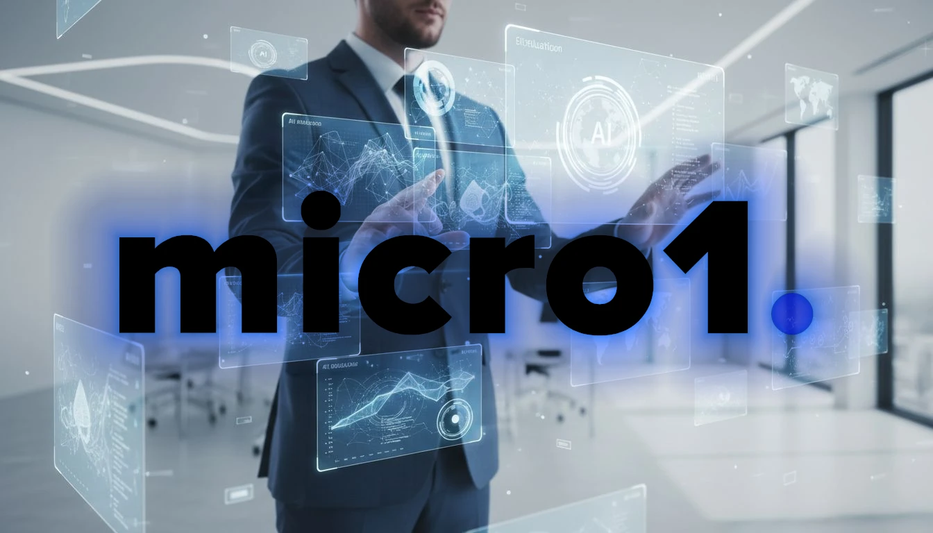 Split screen interface showing code editor on left and Zara AI avatar on right