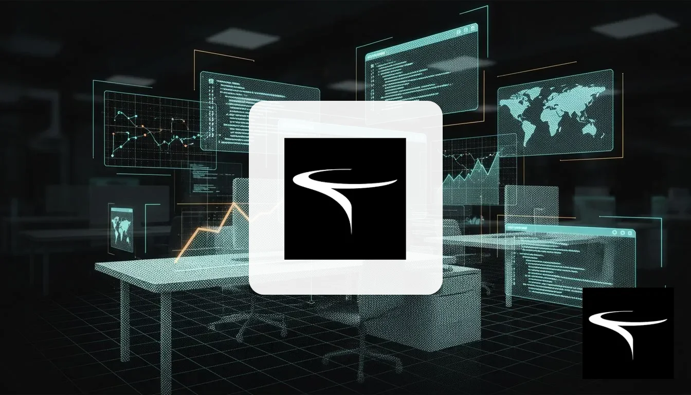 Turing platform logo and coding challenge interface